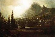 By_a_Mountain_Lake Albert Bierstadt